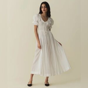 DOEN Ischia Dress, Size XS. Color: Salt. Like new - worn once.